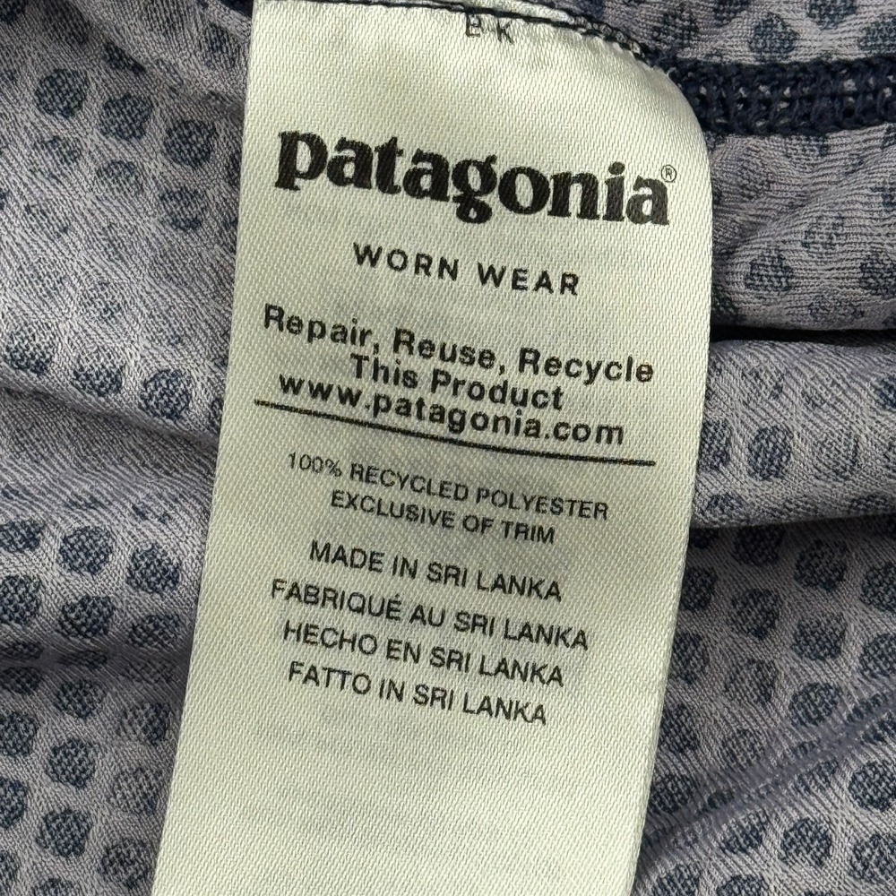 Patagonia Shirt Womens XL Blue Capilene Midweight Crewneck Baselayer Crew 44437 - Picture 4 of 11